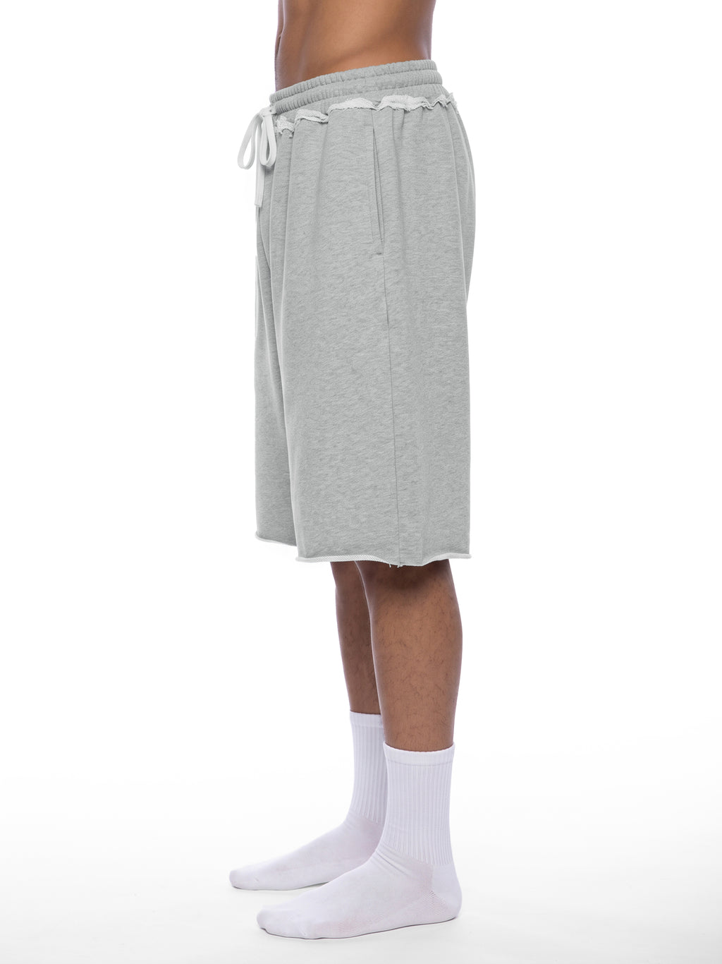 Unisex Heavyweight Raw Edge Shorts