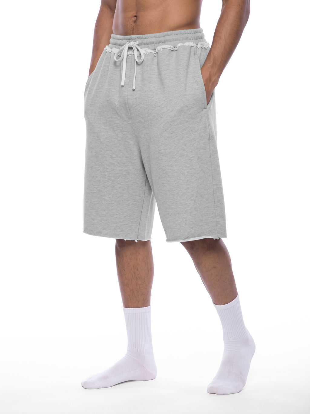Unisex Heavyweight Raw Edge Shorts
