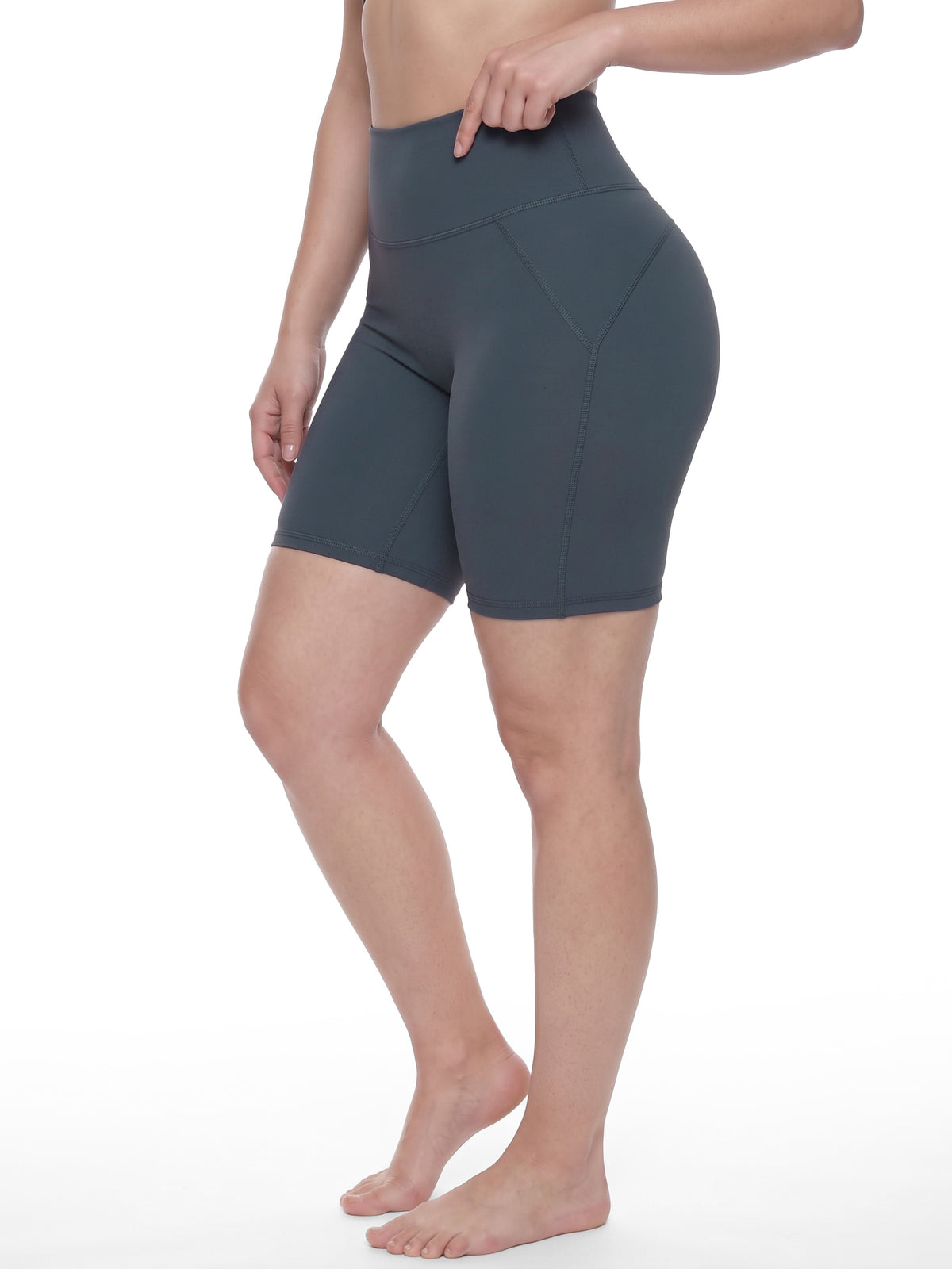 Women’s Lycra High Waisted Yoga Shorts
