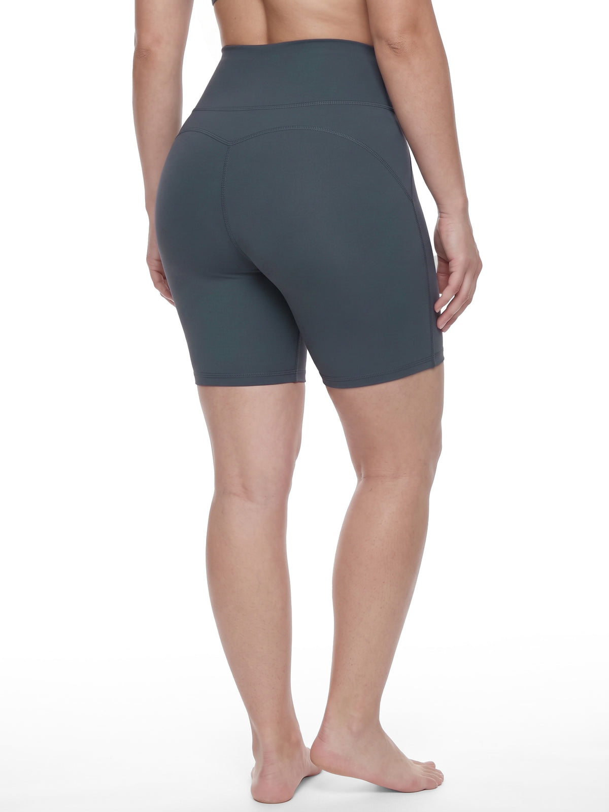 Women’s Lycra High Waisted Yoga Shorts