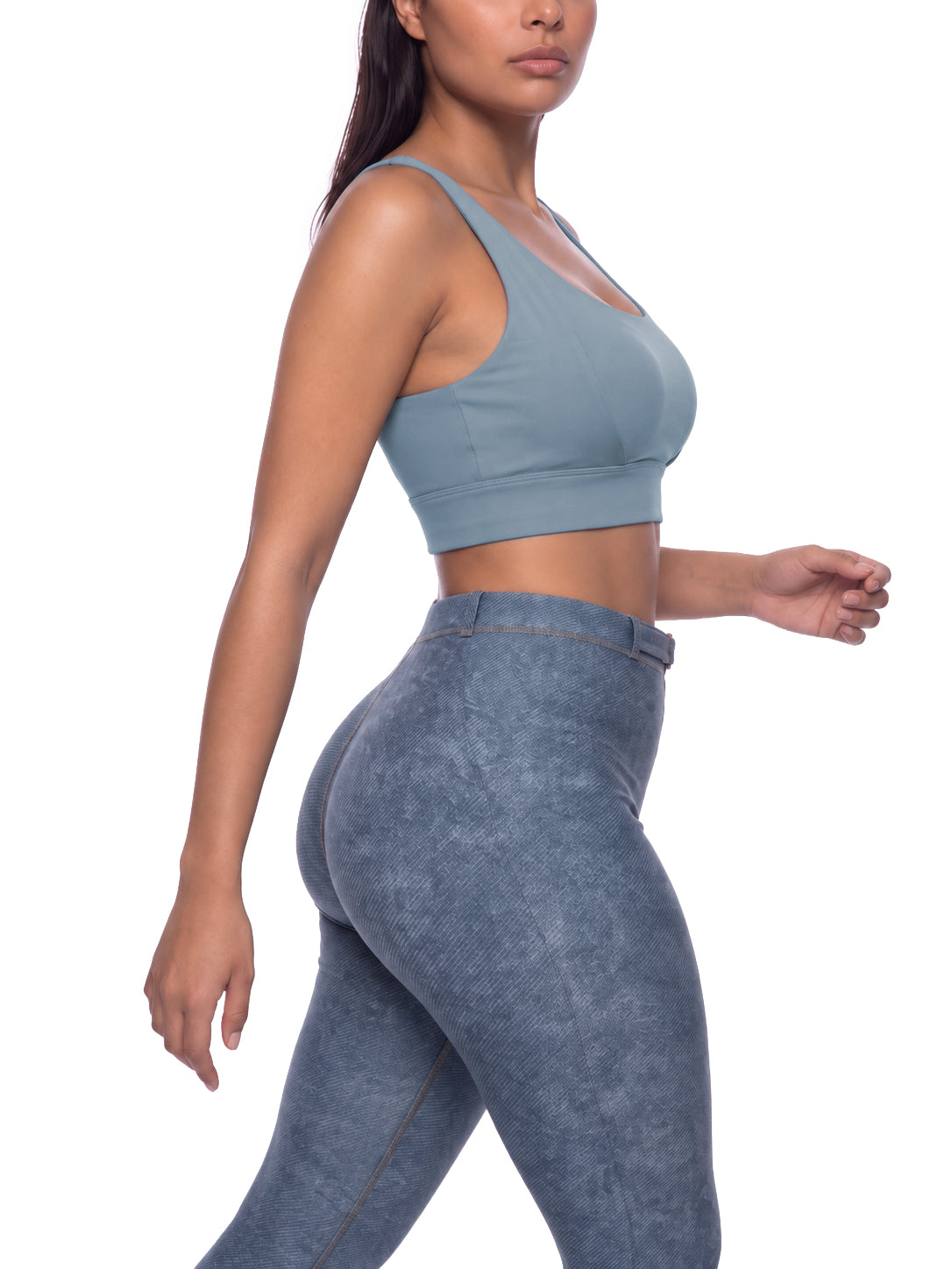 Women's Cropped Yoga Sport Bra