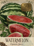 Organic Crimson Sweet watermelon SEEDS