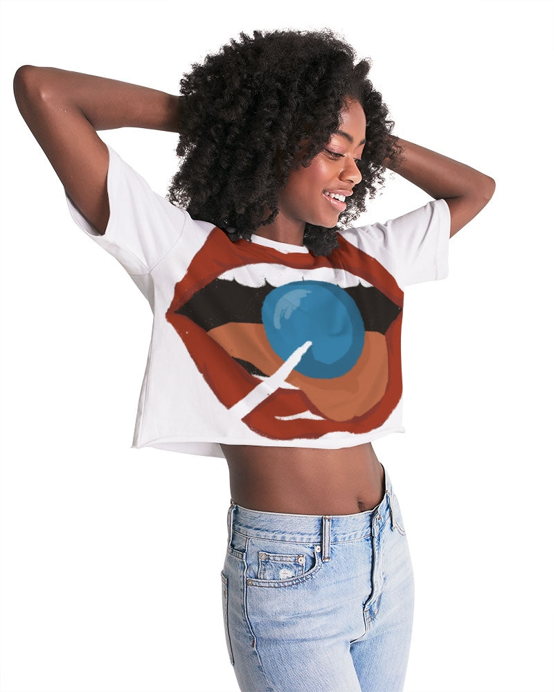 Valento  Women's Lounge Cropped Tee