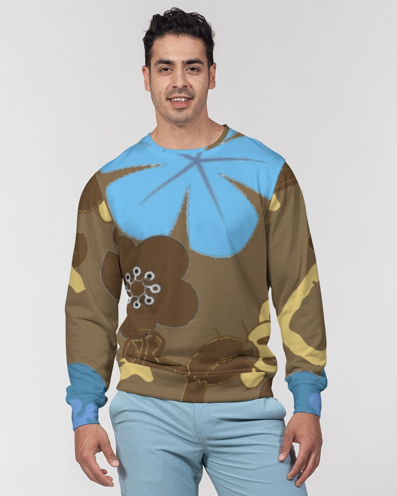 2way Men's Classic French Terry Crewneck Pullover