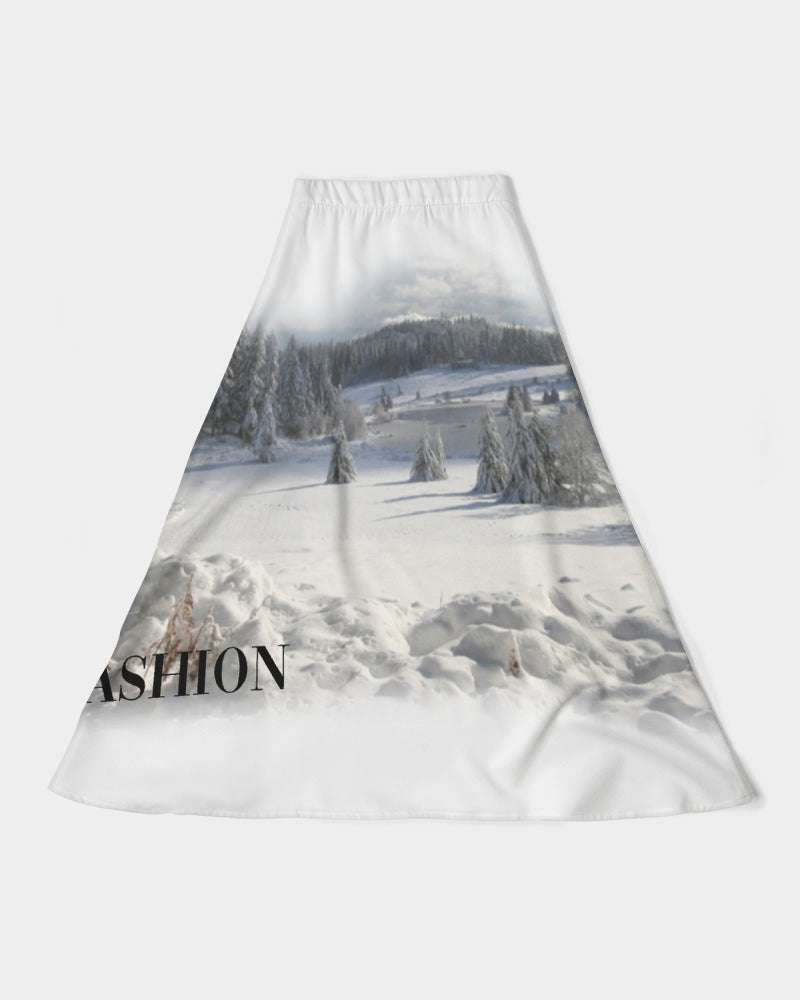 Valento  Women's A-Line Midi Skirt