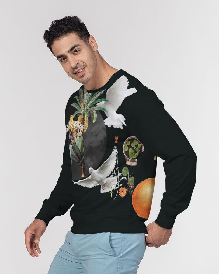 VL ( EP 2 ) Men's Classic French Terry Crewneck Pullover