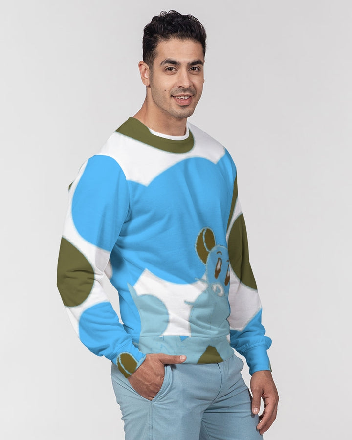 v Men's Classic French Terry Crewneck Pullover