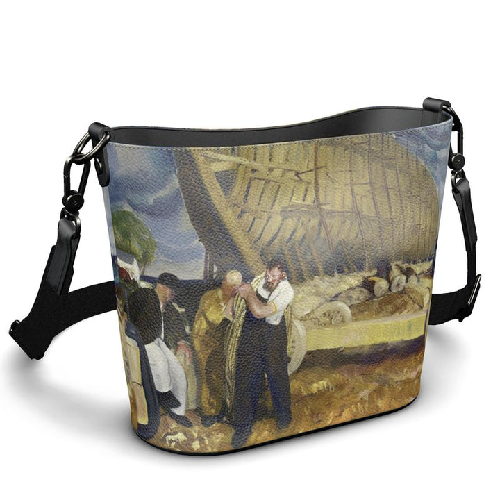 Penzance Large Leather Bucket Tote