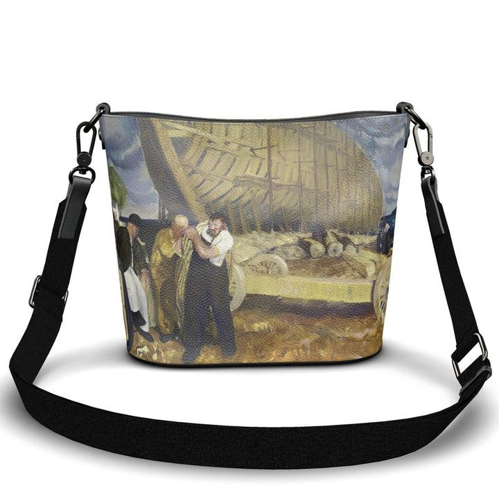 Penzance Large Leather Bucket Tote