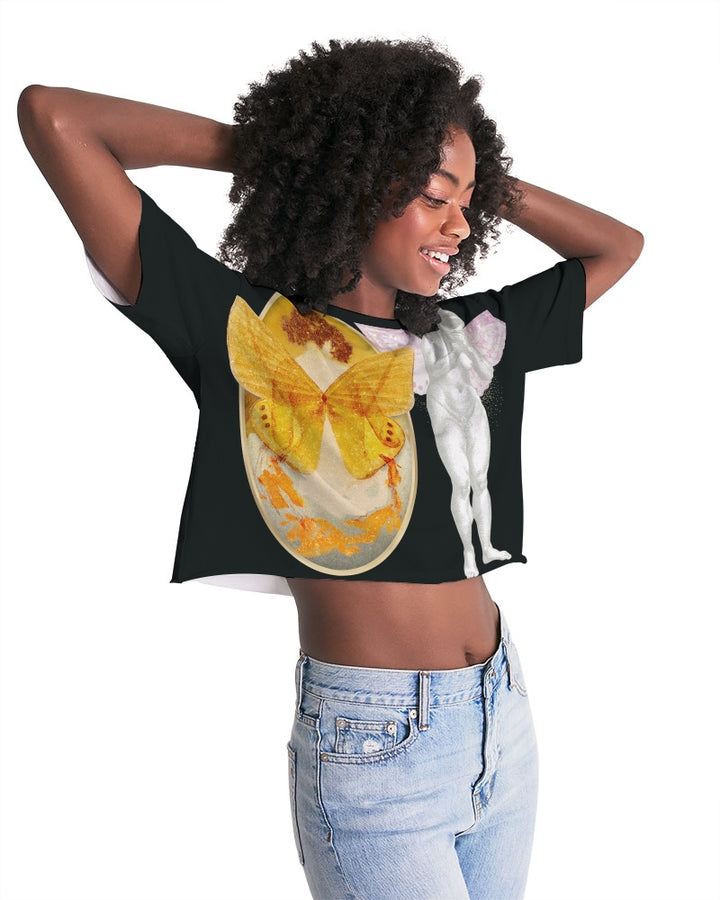 VL Women's Lounge Cropped Tee