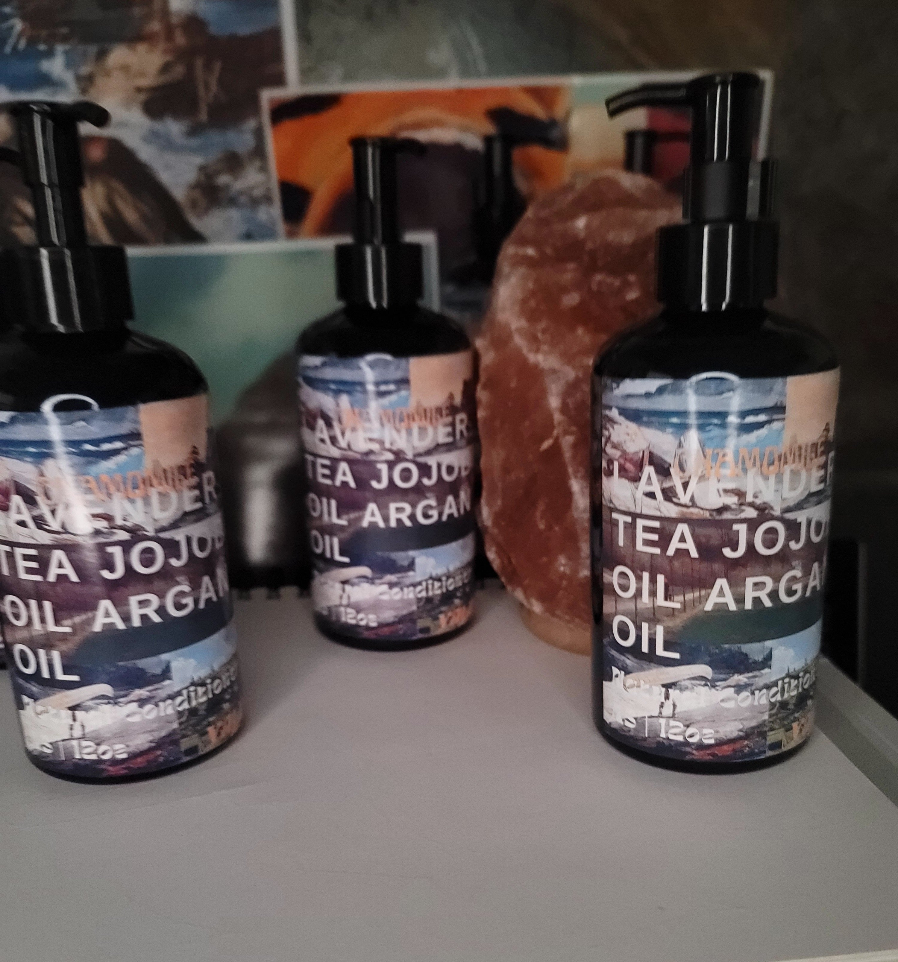 chamomile lavender tea argan oil jojoba oil emulsifying wax Conditioner