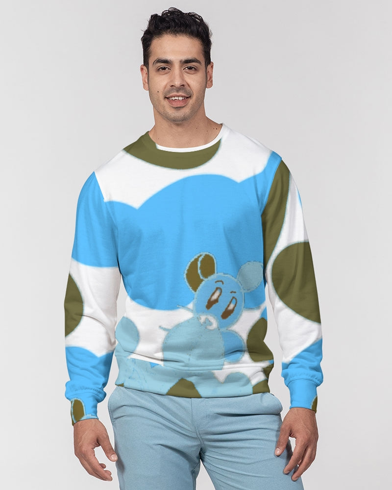 v Men's Classic French Terry Crewneck Pullover