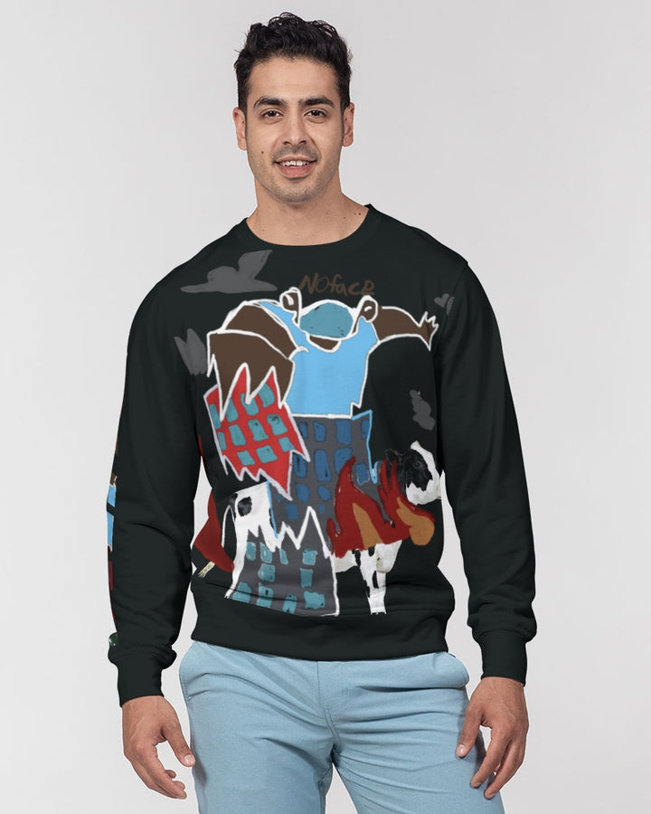 VL EP3 Men's Classic French Terry Crewneck Pullover