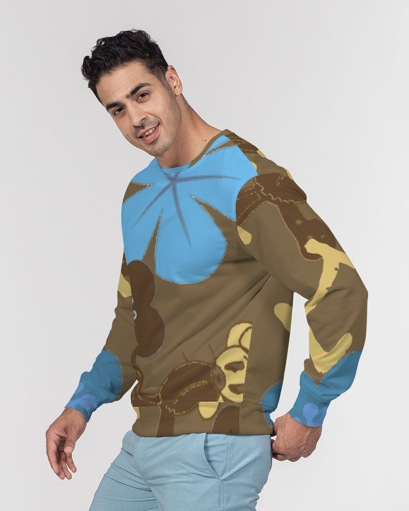 2way Men's Classic French Terry Crewneck Pullover