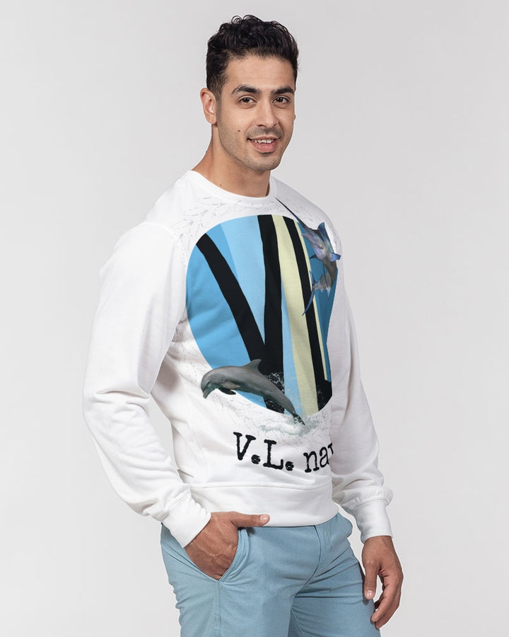 Valentolamont  Men's Classic French Terry Crewneck Pullover