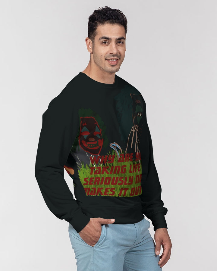 VL Men's Classic French Terry Crewneck Pullover