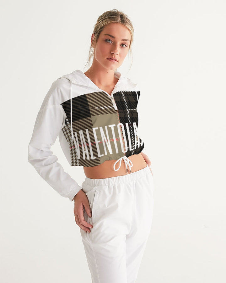 VALENTO Women's Cropped Windbreaker