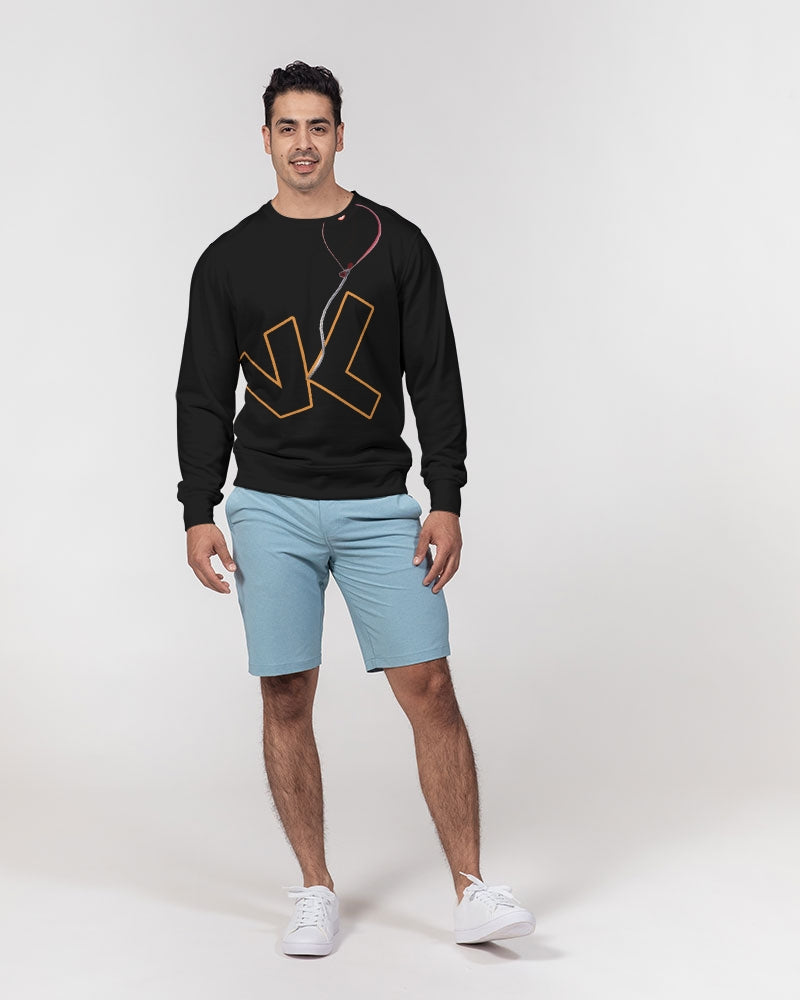 3way Men's Classic French Terry Crewneck Pullover