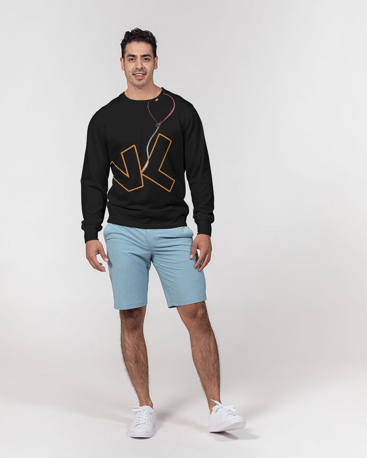 3way Men's Classic French Terry Crewneck Pullover