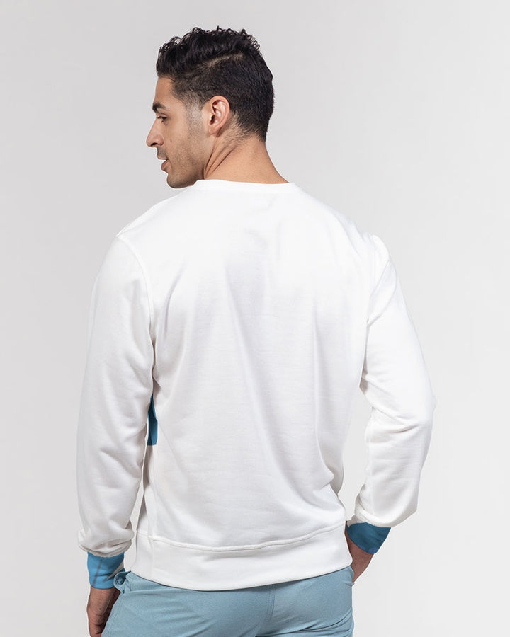 2way Men's Classic French Terry Crewneck Pullover