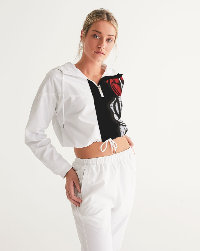 NO LOVE Women's Cropped Windbreaker