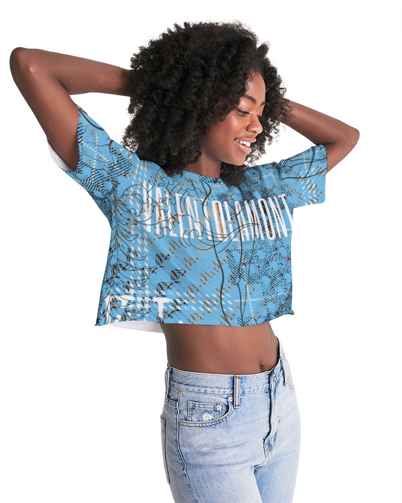 valento Women's Lounge Cropped Tee