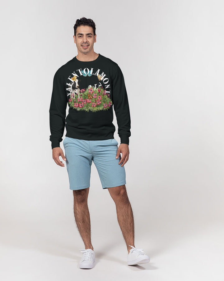 VL Men's Classic French Terry Crewneck Pullover