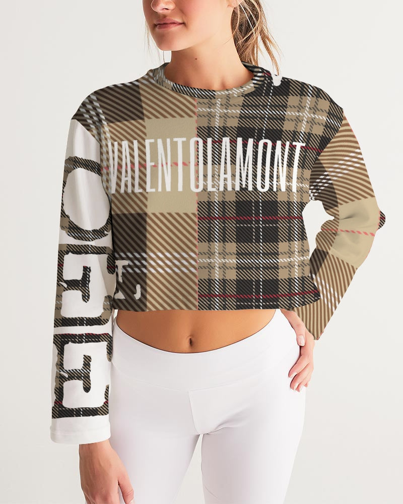 VALENTO Women's Cropped Sweatshirt