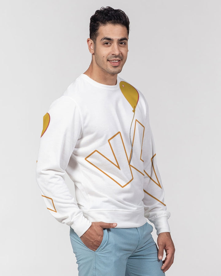 2way Men's Classic French Terry Crewneck Pullover