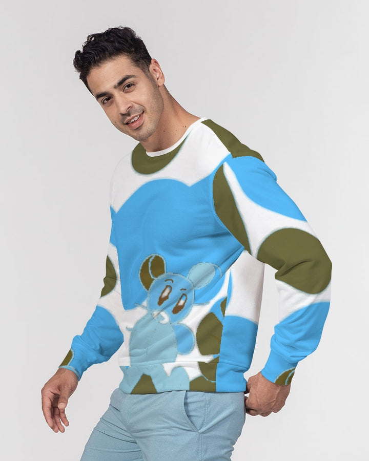 v Men's Classic French Terry Crewneck Pullover