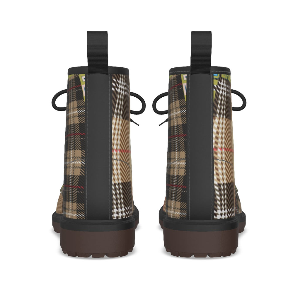 All-Over Print Men's Martin Short Boots