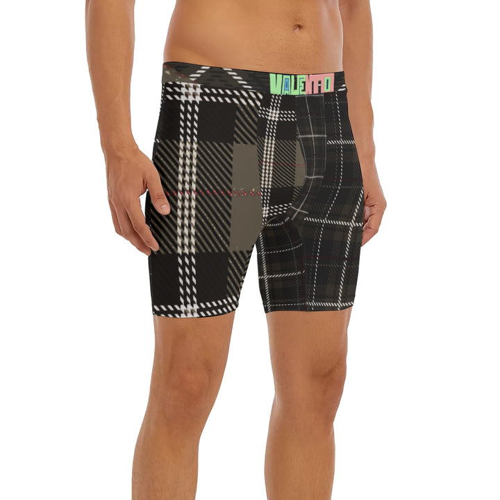 All-Over Print Men's Long Boxer Briefs