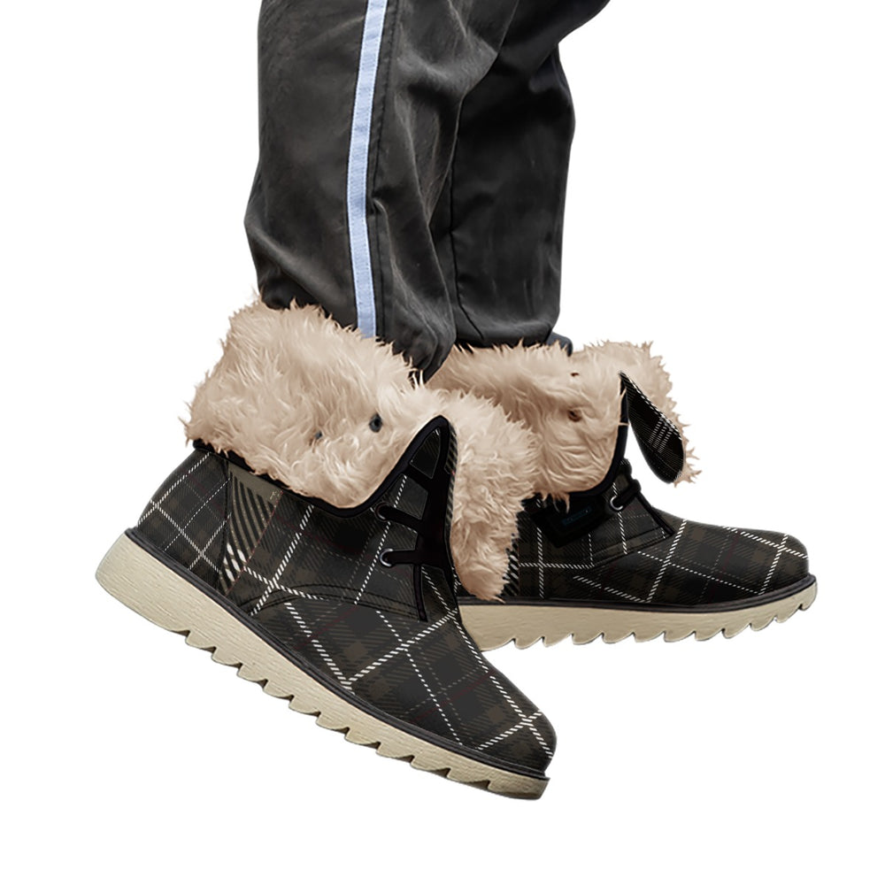 All-Over Print Men's Plush Boots