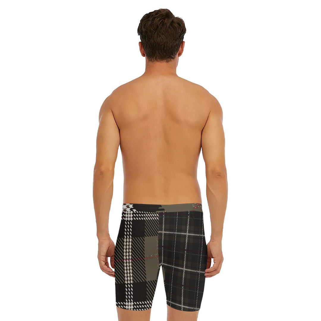 All-Over Print Men's Long Boxer Briefs