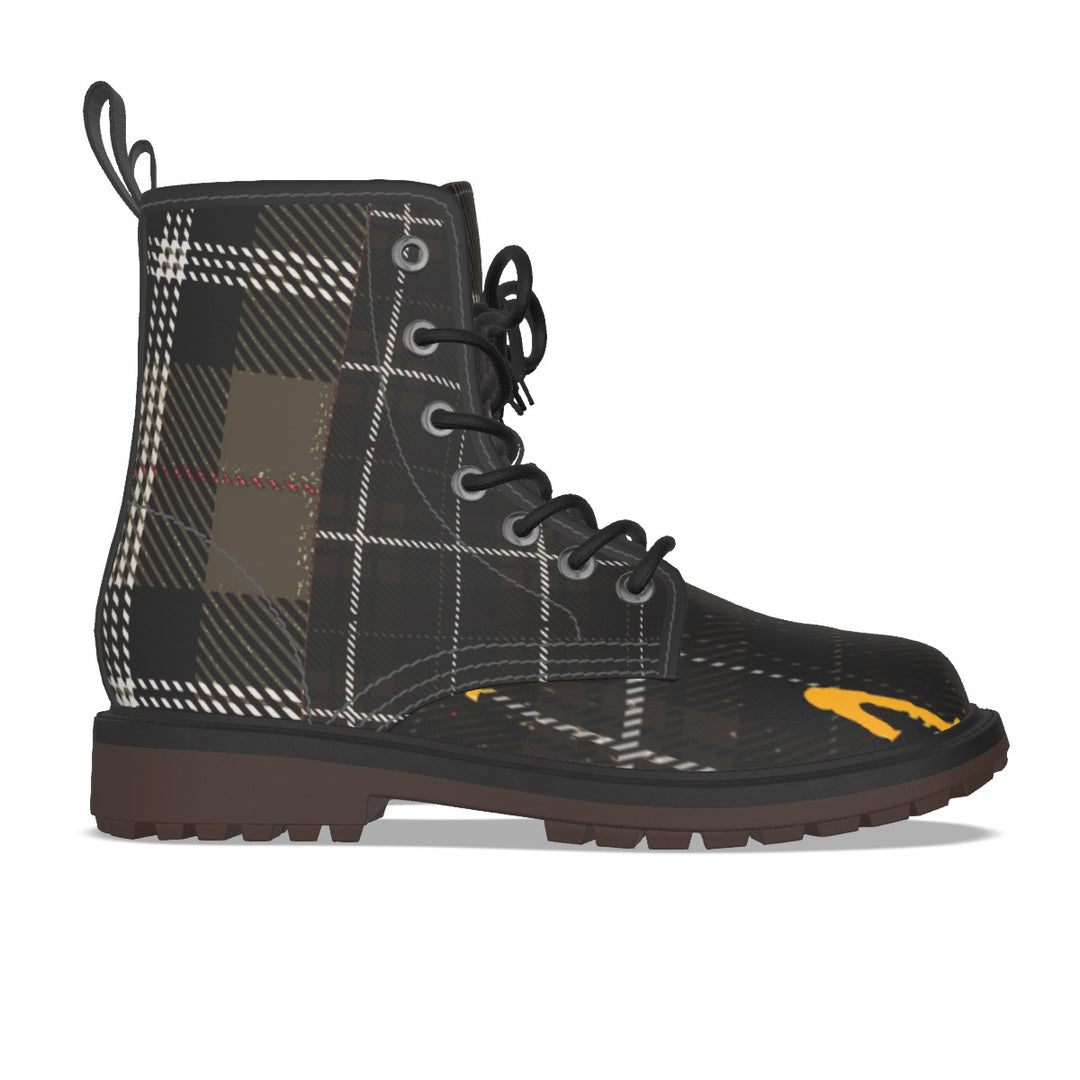 All-Over Print Men's Martin Short Boots