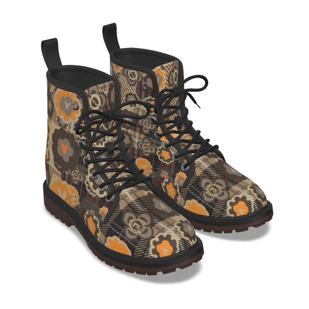 All-Over Print Men's Martin Short Boots