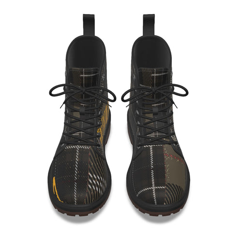 All-Over Print Men's Martin Short Boots