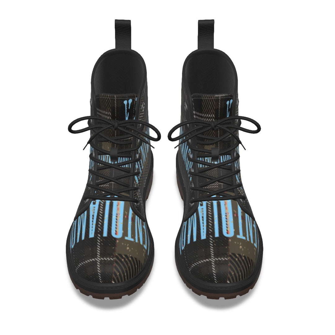 All-Over Print Men's Martin Short Boots