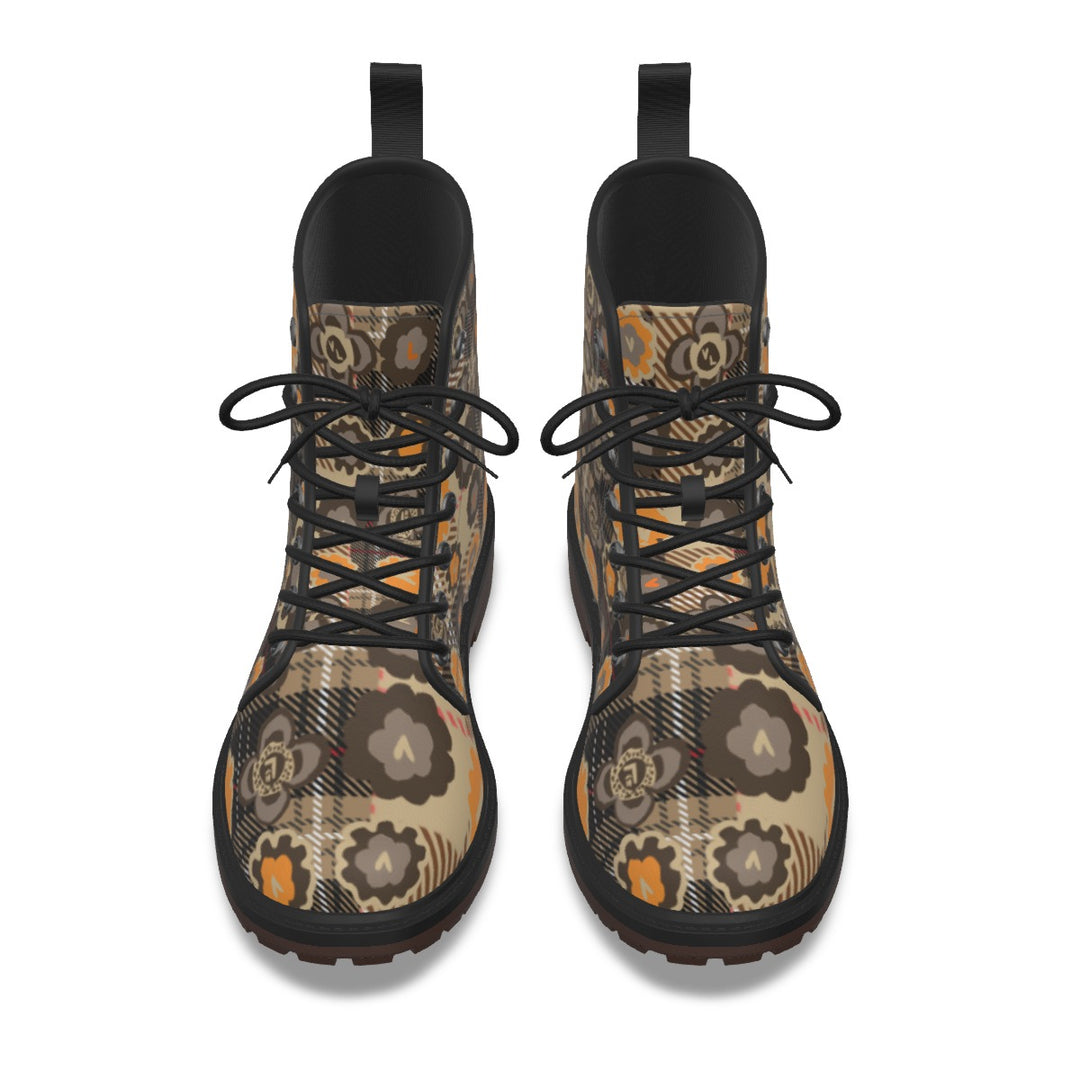 All-Over Print Men's Martin Short Boots