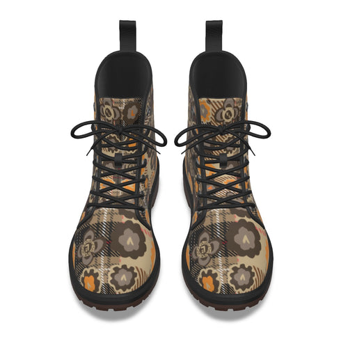 All-Over Print Men's Martin Short Boots