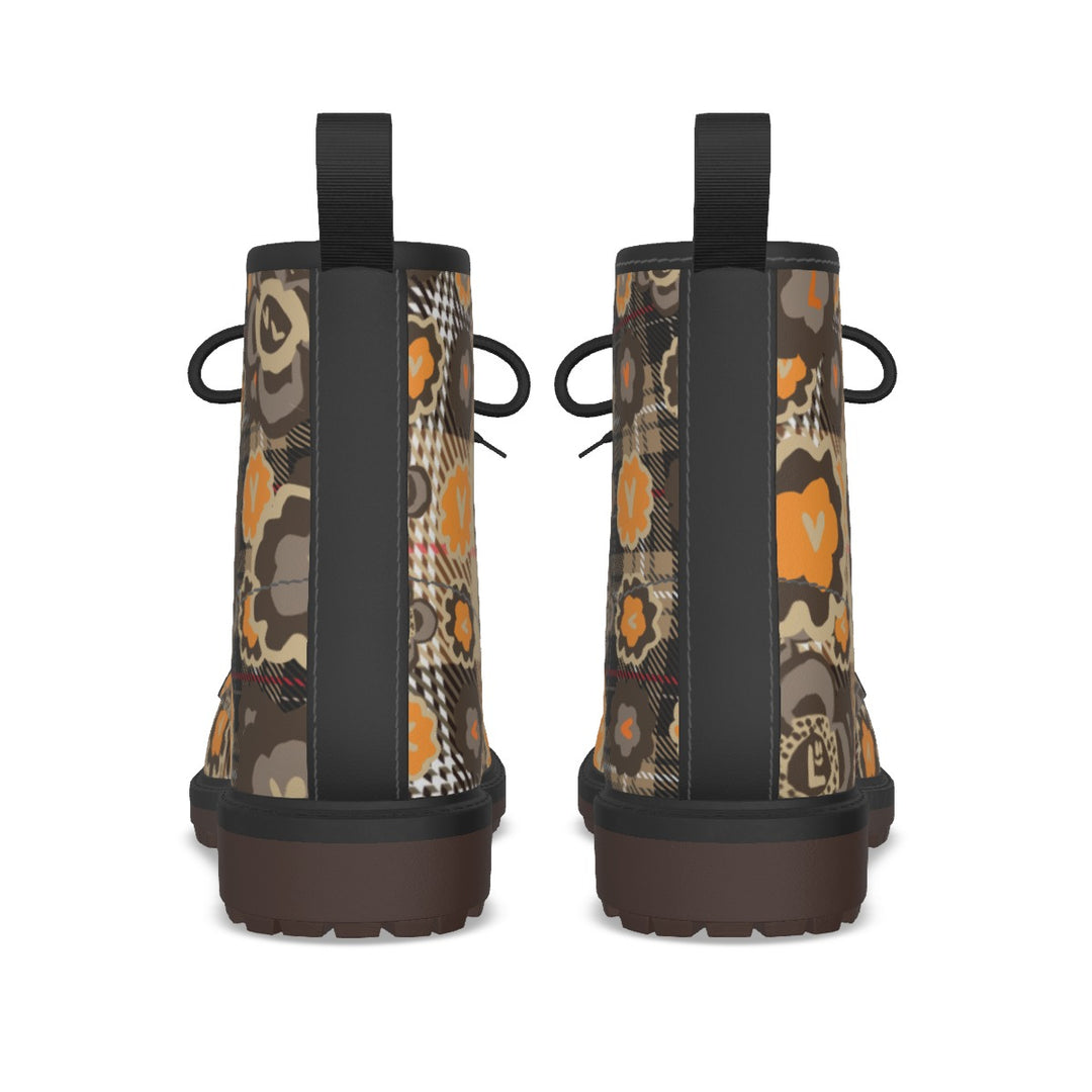 All-Over Print Men's Martin Short Boots