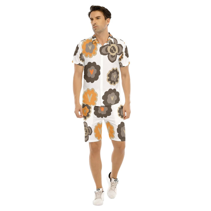 All-Over Print Men's Short Sleeve Shirt Sets