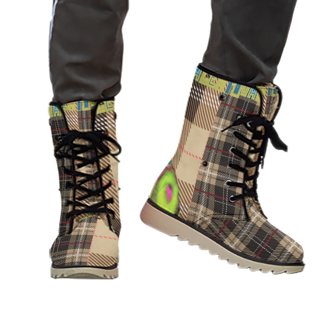 All-Over Print Women's Plush Boots