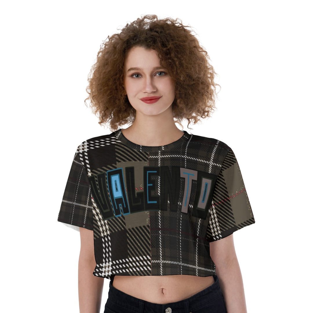 All-Over Print Cropped T-Shirt