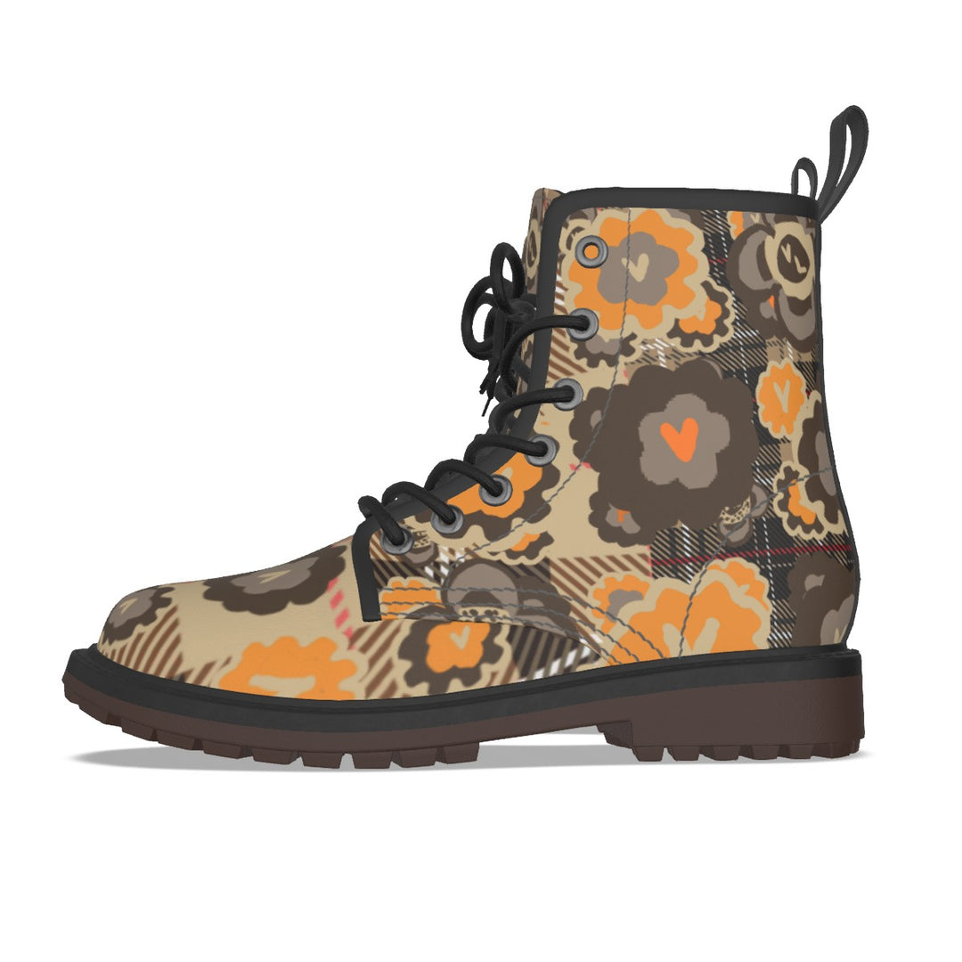 All-Over Print Men's Martin Short Boots