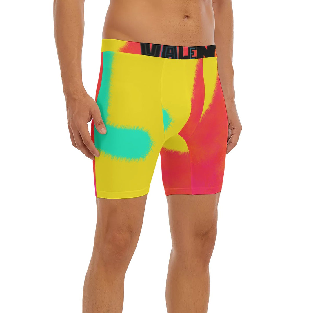 All-Over Print Men's Long Boxer Briefs