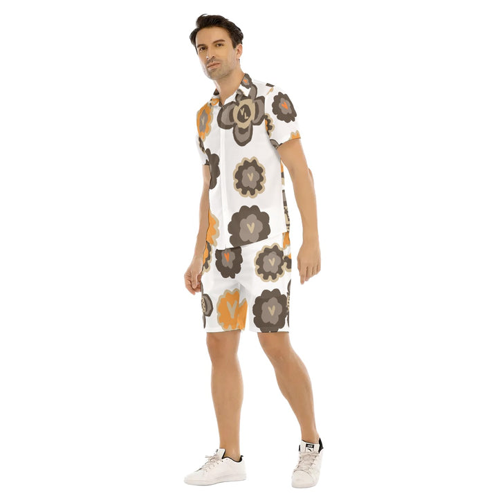 All-Over Print Men's Short Sleeve Shirt Sets