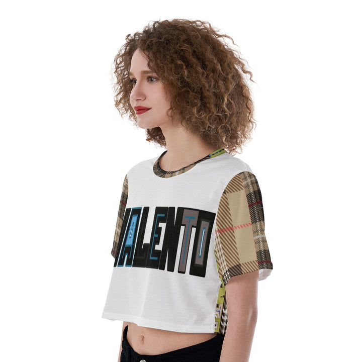 All-Over Print Cropped T-Shirt