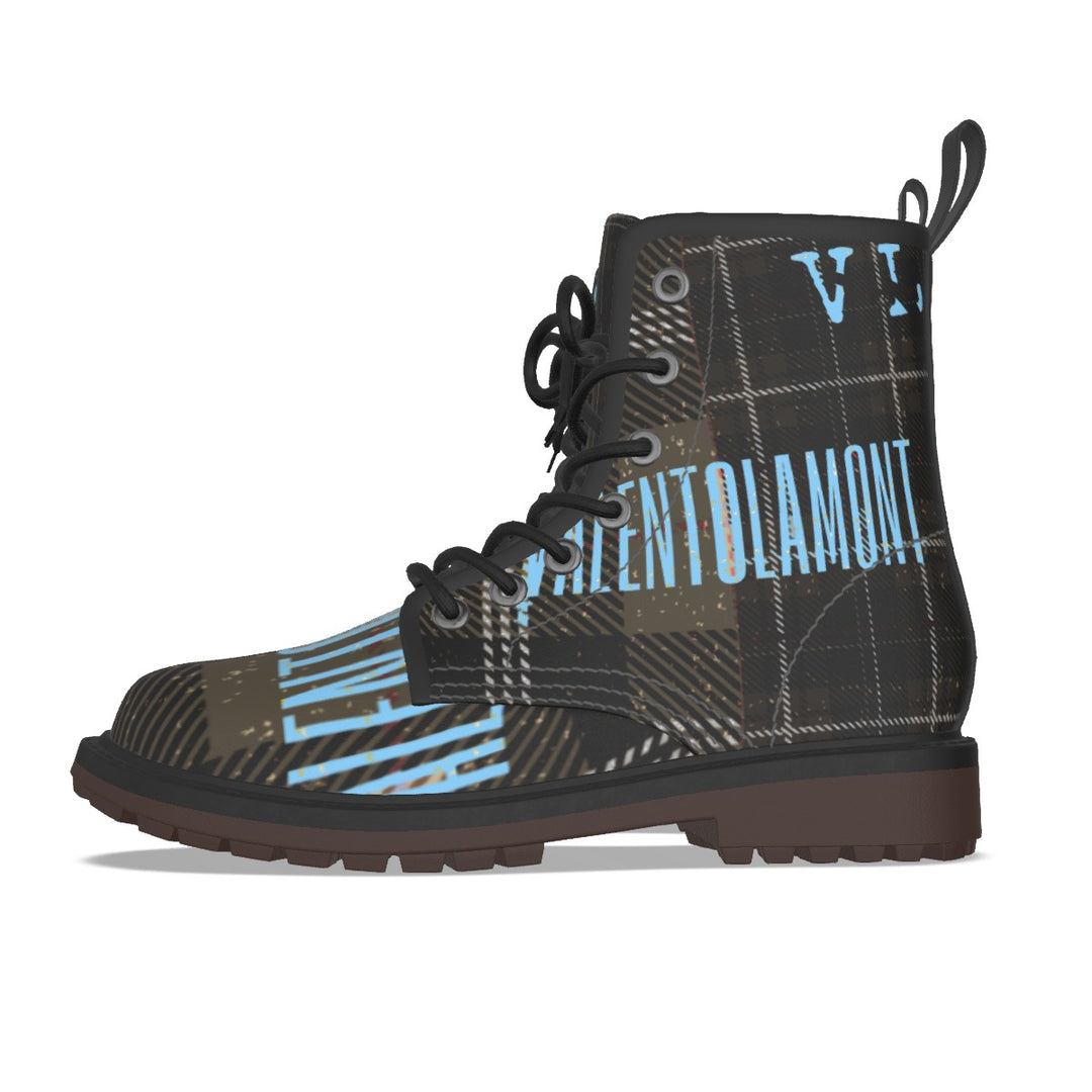 All-Over Print Men's Martin Short Boots