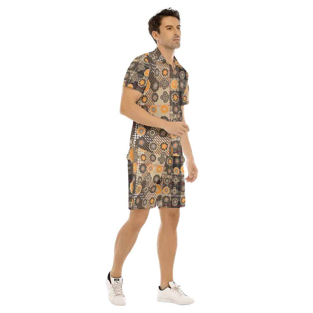 All-Over Print Men's Short Sleeve Shirt Sets